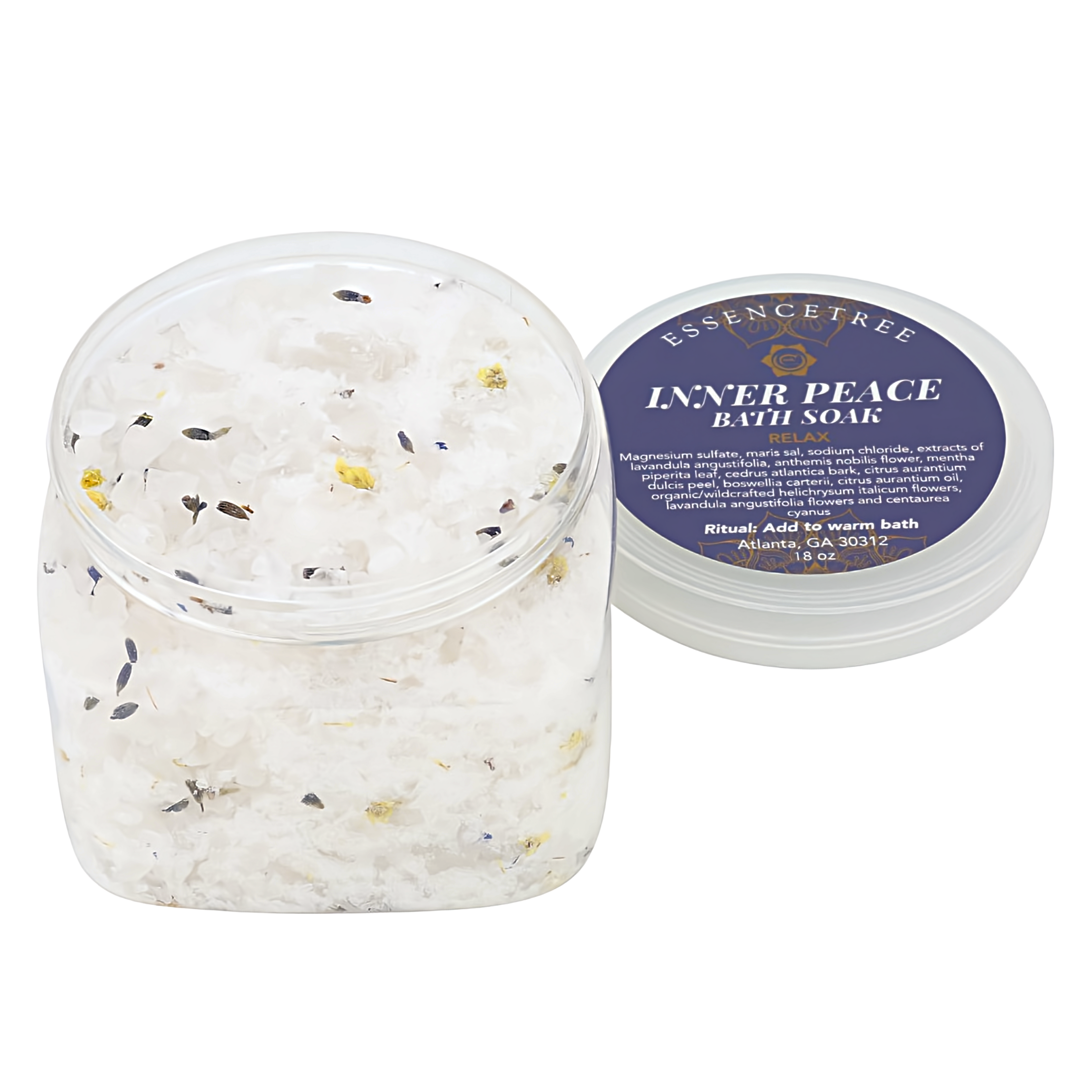 Inner Peace Lavender Meditation Bath Blend - EssenceTree