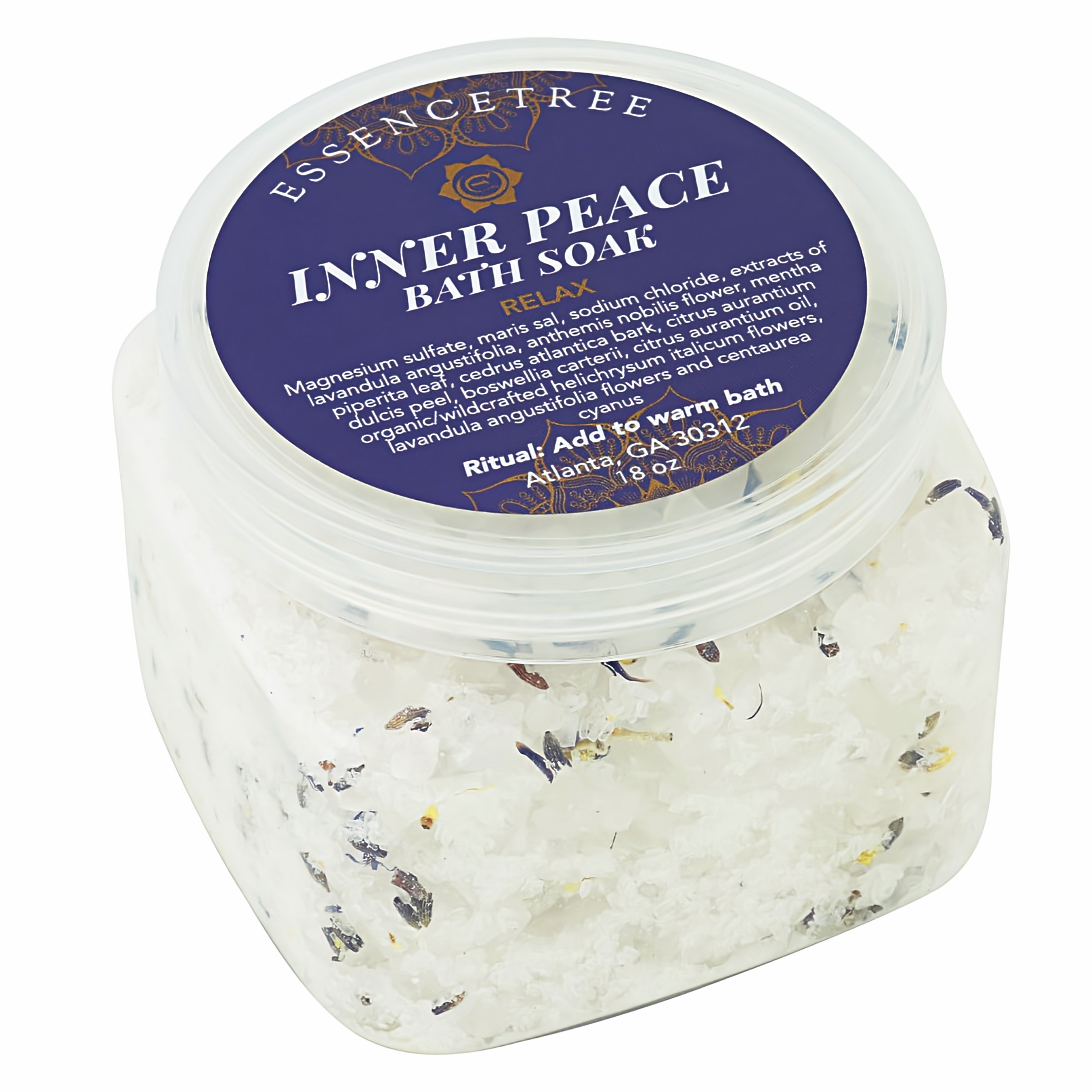 Inner Peace Lavender Meditation Bath Blend - EssenceTree