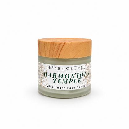 Harmonious Temple Organic Mint Sugar Lip, Face and Body Scrub