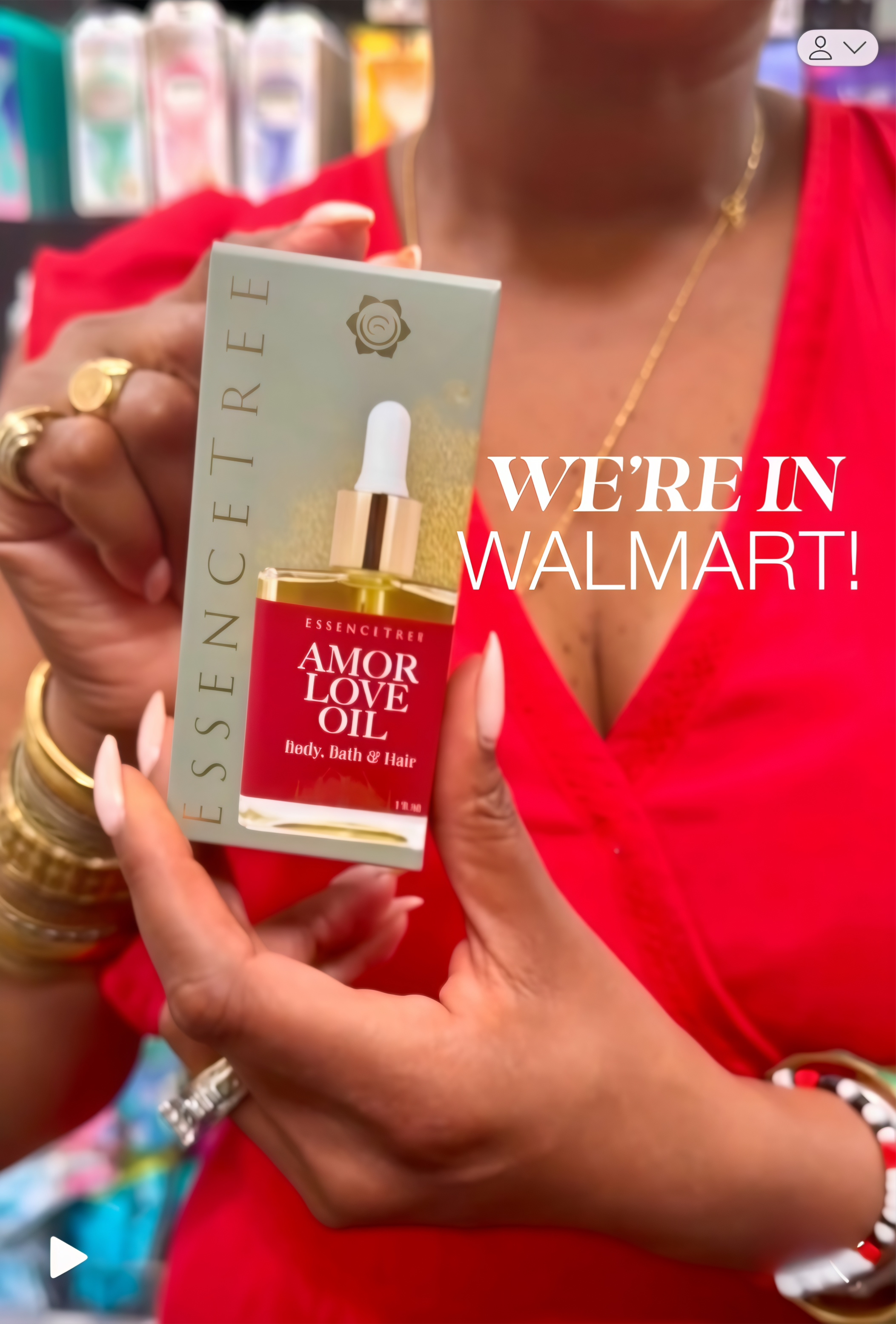Load video: Visiting a Walmart store to see Essencetree products
