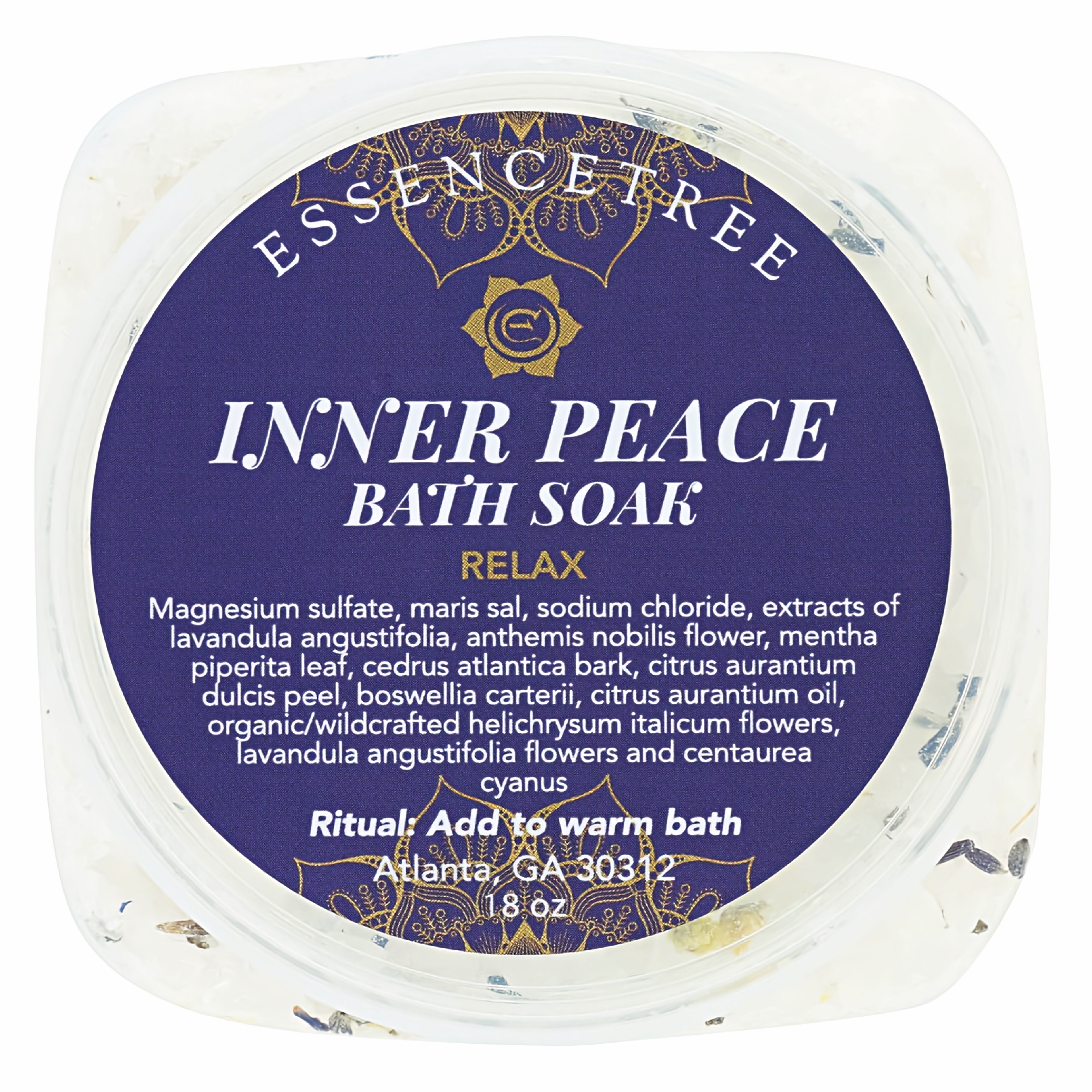 Inner Peace Lavender Meditation Bath Blend - EssenceTree